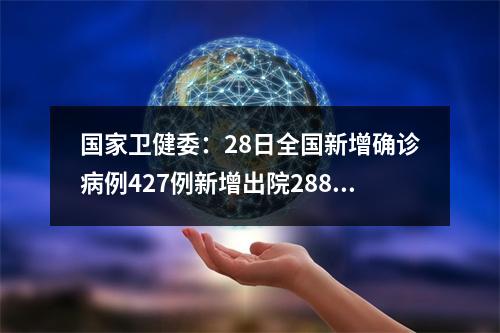 国家卫健委：28日全国新增确诊病例427例新增出院2885例