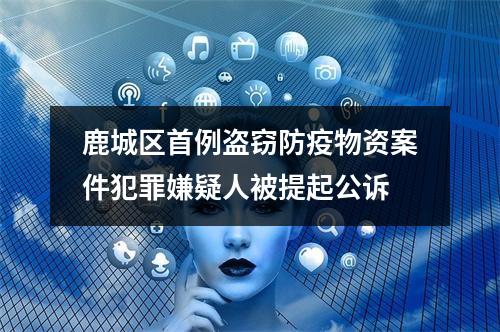 鹿城区首例盗窃防疫物资案件犯罪嫌疑人被提起公诉