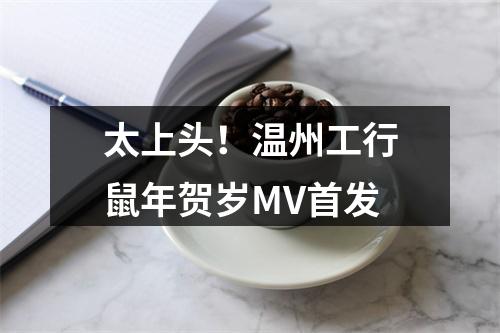 太上头！温州工行鼠年贺岁MV首发