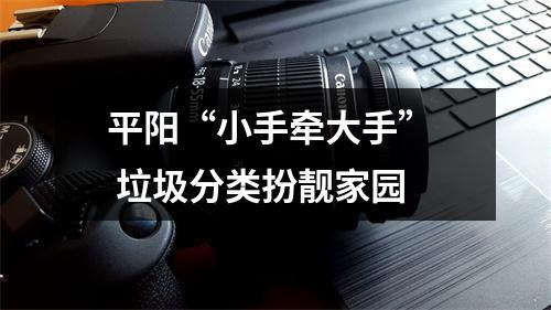 平阳“小手牵大手”  垃圾分类扮靓家园