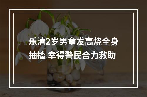 乐清2岁男童发高烧全身抽搐 幸得警民合力救助
