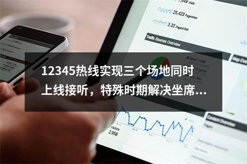 12345热线实现三个场地同时上线接听，特殊时期解决坐席集中难题确保不断线
