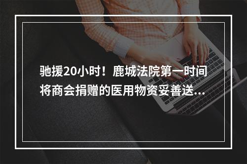 驰援20小时！鹿城法院第一时间将商会捐赠的医用物资妥善送抵温州