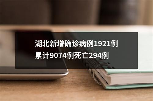 湖北新增确诊病例1921例累计9074例死亡294例