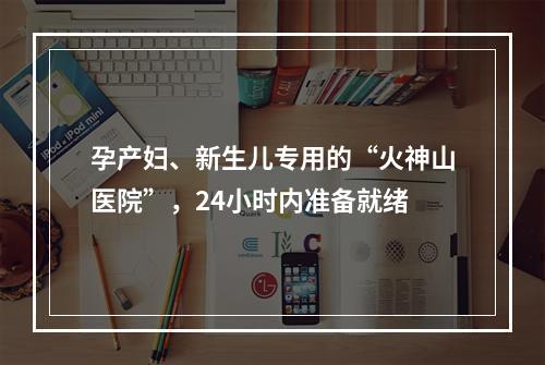 孕产妇、新生儿专用的“火神山医院”，24小时内准备就绪