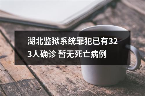 湖北监狱系统罪犯已有323人确诊 暂无死亡病例