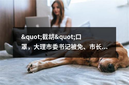 "截胡"口罩，大理市委书记被免、市长被撤！