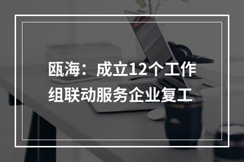 瓯海：成立12个工作组联动服务企业复工