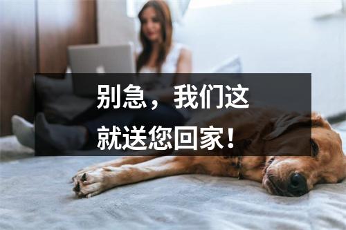 别急，我们这就送您回家！