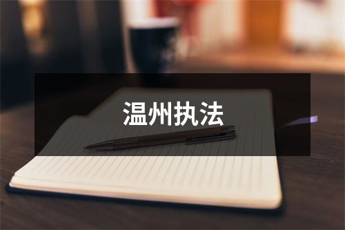 温州执法