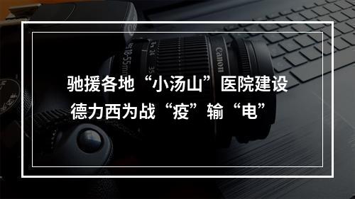 驰援各地“小汤山”医院建设 德力西为战“疫”输“电”