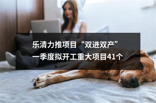 乐清力推项目“双进双产” 一季度拟开工重大项目41个