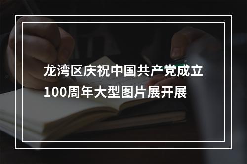 龙湾区庆祝中国共产党成立100周年大型图片展开展
