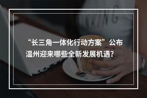 “长三角一体化行动方案”公布 温州迎来哪些全新发展机遇？