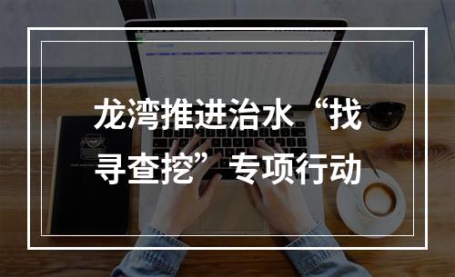 龙湾推进治水“找寻查挖”专项行动