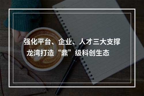 强化平台、企业、人才三大支撑  龙湾打造“鼎”级科创生态