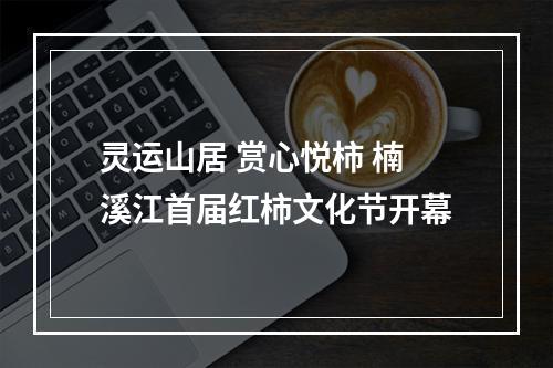 灵运山居 赏心悦柿 楠溪江首届红柿文化节开幕