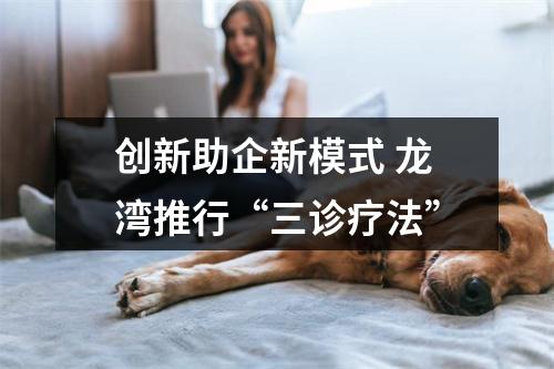 创新助企新模式 龙湾推行“三诊疗法”