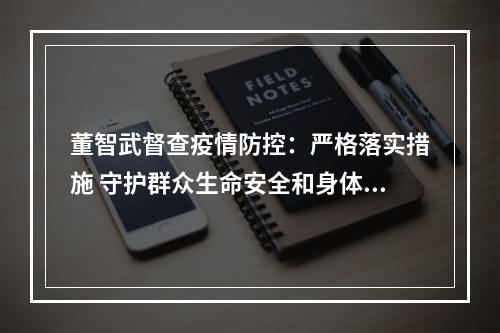 董智武督查疫情防控：严格落实措施 守护群众生命安全和身体健康