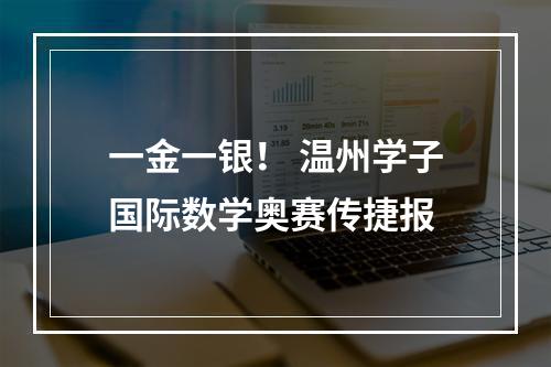 一金一银！ 温州学子国际数学奥赛传捷报