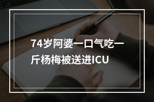 74岁阿婆一口气吃一斤杨梅被送进ICU