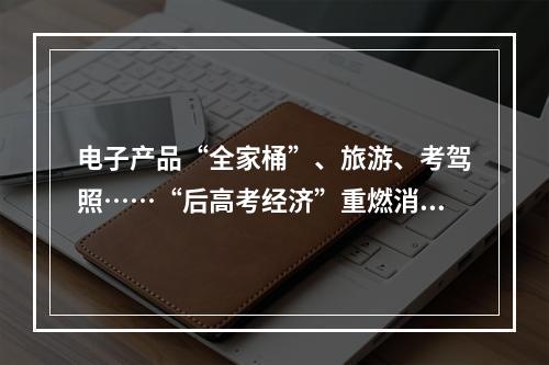电子产品“全家桶”、旅游、考驾照……“后高考经济”重燃消费热情