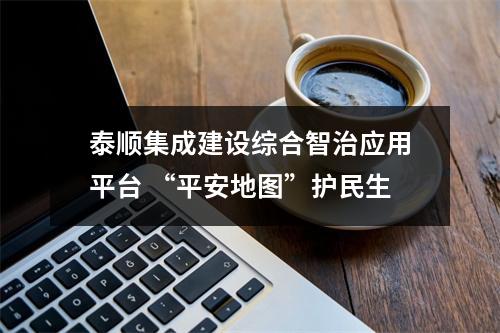 泰顺集成建设综合智治应用平台 “平安地图”护民生