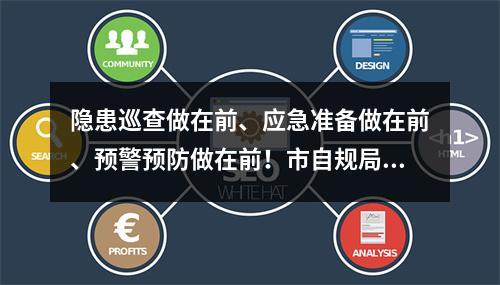 隐患巡查做在前、应急准备做在前、预警预防做在前！市自规局全力应战台风“格美”