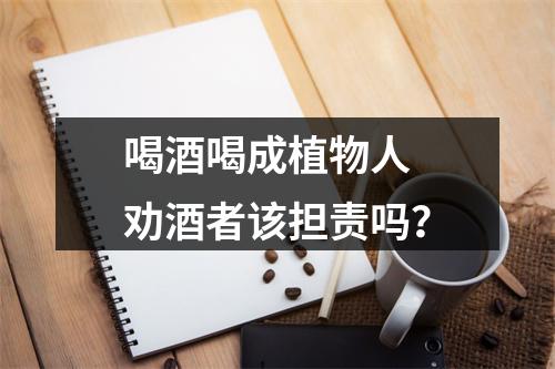 喝酒喝成植物人 劝酒者该担责吗？