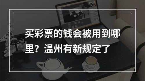 买彩票的钱会被用到哪里？温州有新规定了