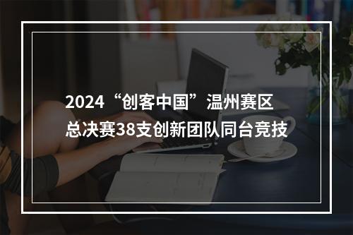 2024“创客中国”温州赛区总决赛38支创新团队同台竞技