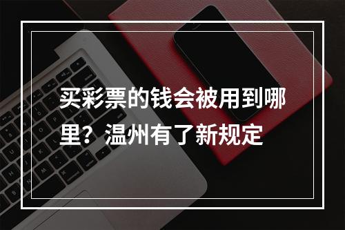 买彩票的钱会被用到哪里？温州有了新规定