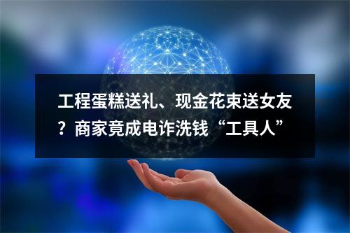 工程蛋糕送礼、现金花束送女友？商家竟成电诈洗钱“工具人”