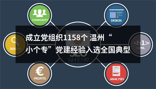 成立党组织1158个 温州“小个专”党建经验入选全国典型