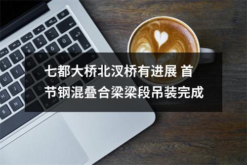 七都大桥北汊桥有进展 首节钢混叠合梁梁段吊装完成