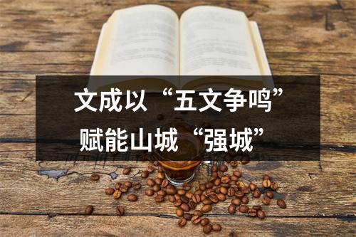 文成以“五文争鸣” 赋能山城“强城”