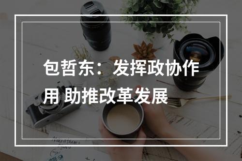 包哲东：发挥政协作用 助推改革发展