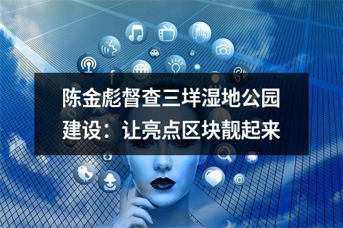 陈金彪督查三垟湿地公园建设：让亮点区块靓起来