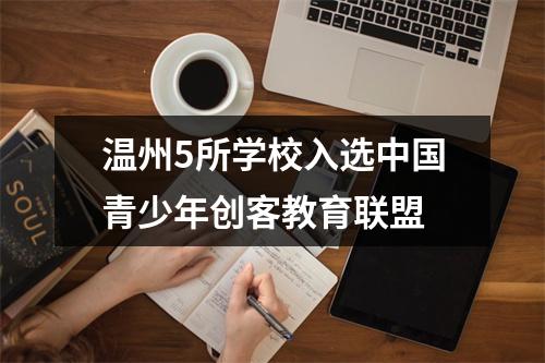 温州5所学校入选中国青少年创客教育联盟