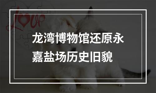 龙湾博物馆还原永嘉盐场历史旧貌