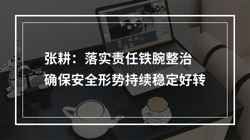 张耕：落实责任铁腕整治 确保安全形势持续稳定好转
