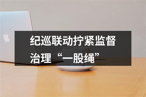 纪巡联动拧紧监督治理“一股绳”