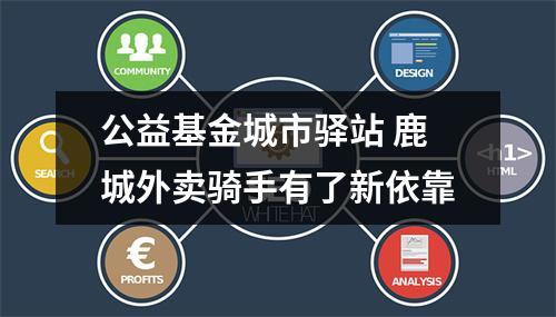 公益基金城市驿站 鹿城外卖骑手有了新依靠