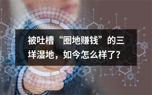 被吐槽“圈地赚钱”的三垟湿地，如今怎么样了？