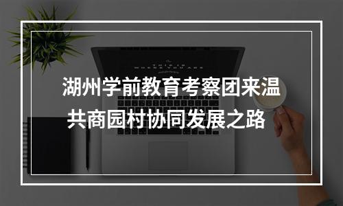湖州学前教育考察团来温 共商园村协同发展之路