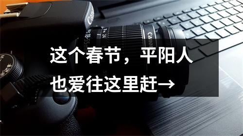这个春节，平阳人也爱往这里赶→