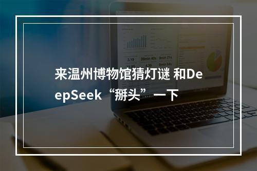 来温州博物馆猜灯谜 和DeepSeek“掰头”一下