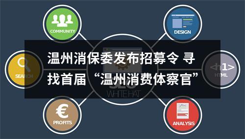 温州消保委发布招募令 寻找首届“温州消费体察官”
