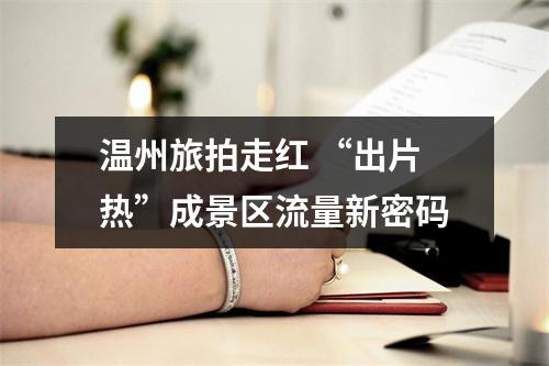 温州旅拍走红 “出片热”成景区流量新密码