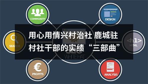 用心用情兴村治社 鹿城驻村社干部的实绩“三部曲”